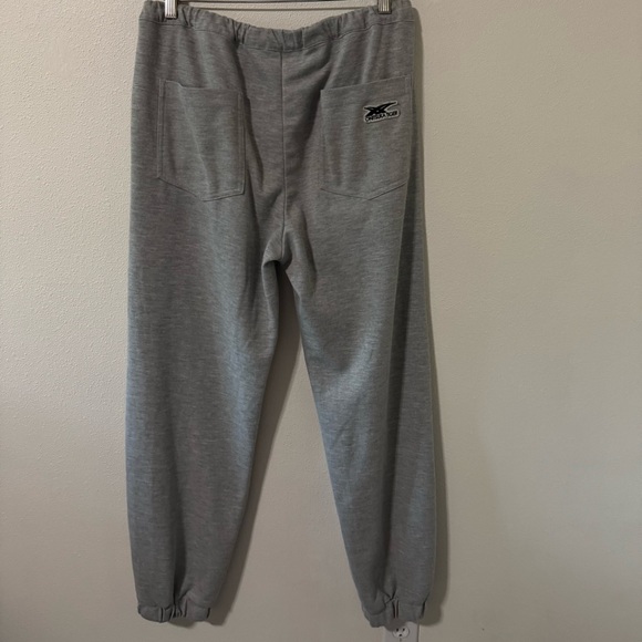 Onitsuka Tiger Sweatpants Heather Gray Athleisure Japanese Streetwear-Large - Picture 1 of 10